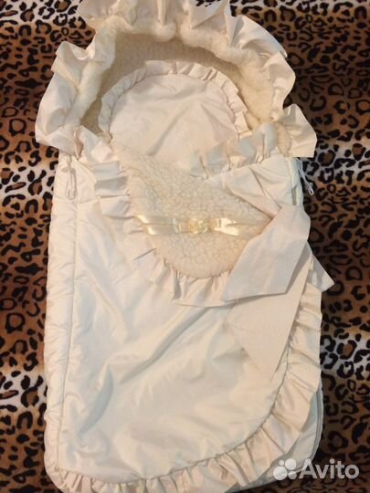 Конверт на выписку на овчине