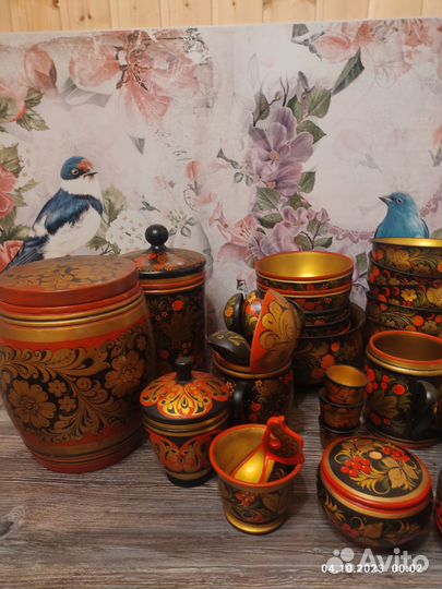 Посуда хохлома СССР