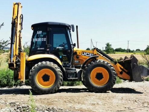 Услуги экскаватора погрузчика jcb