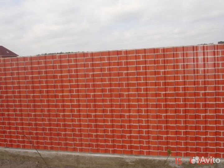 Заборы из профнастила для частного дома