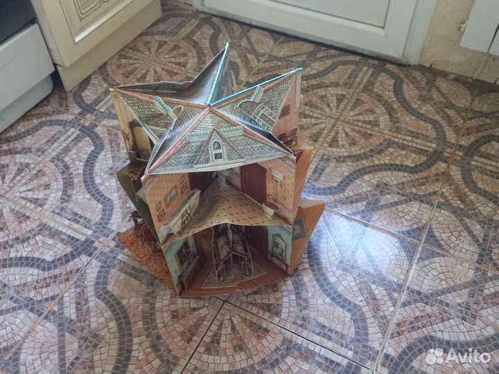 Бумажный дом. Книга-раскладушка кукольный домик