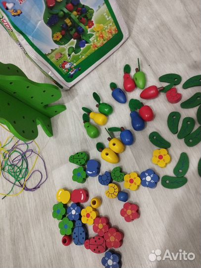 Деревянная шнуровка