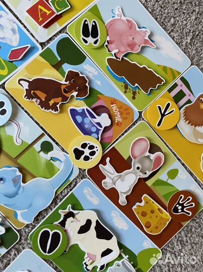 Игра настольная развивающая «умные липучки»