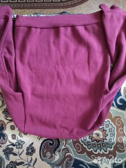 Джемпер, бордовый