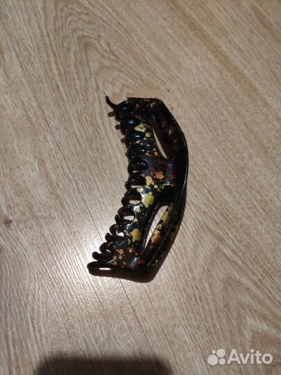 Ободок для волос со стразами, крабик