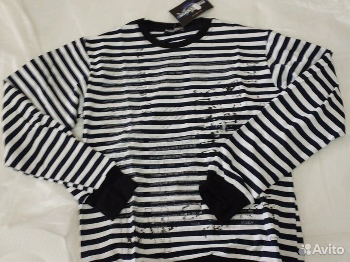 Полосатый лонгслив