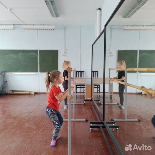 Танцевальный(балетный)станок 2-хрядный,переносной