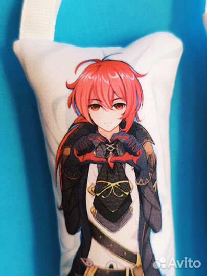 Аниме набор брелок, значок