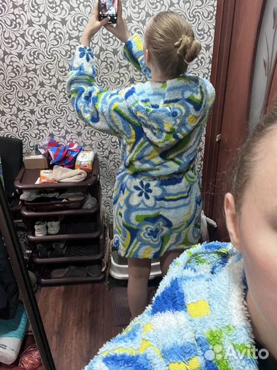 Халат женский теплый 46