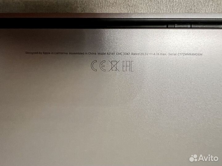 Apple MacBook Pro 16 late 2019