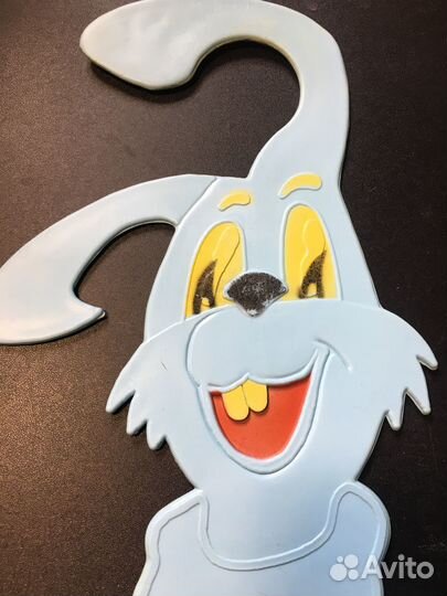 Вешалка детская СССР Голубой заяц