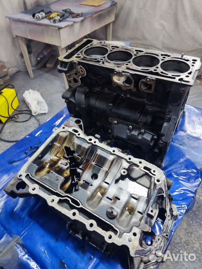 В разборе двигатель ауди а4 б8 1.8т cdh