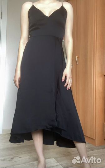 Платье атласное befree xs