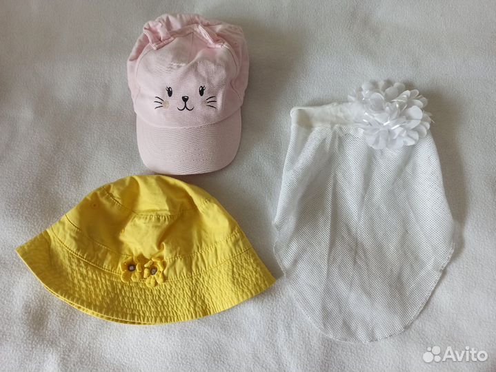 Головные уборы для девочки 1-6 лет