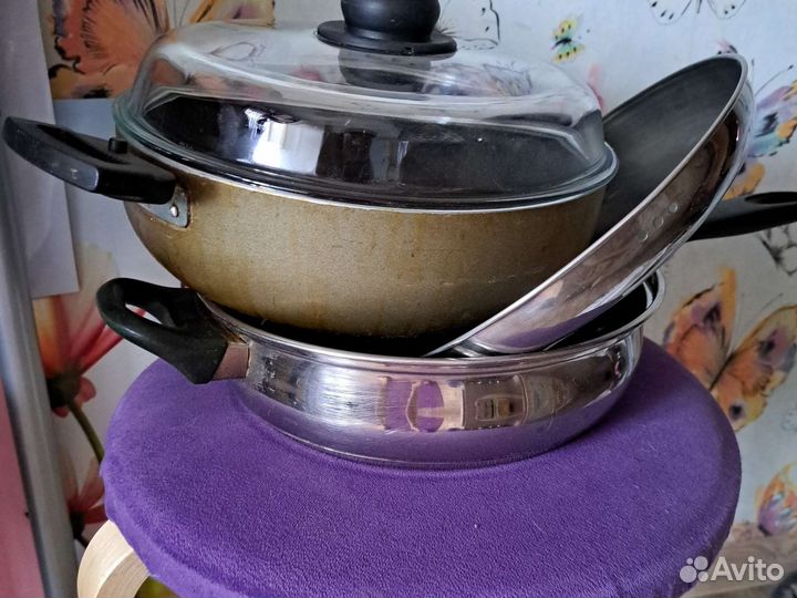 Сковороды, кастрюля