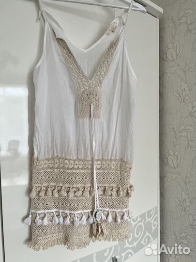 Платье белое летнее zimmermann