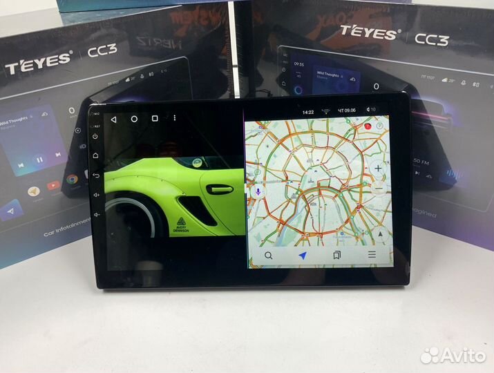 Магнитола на андройде Teyes CC3 6/128 для Мазда 6