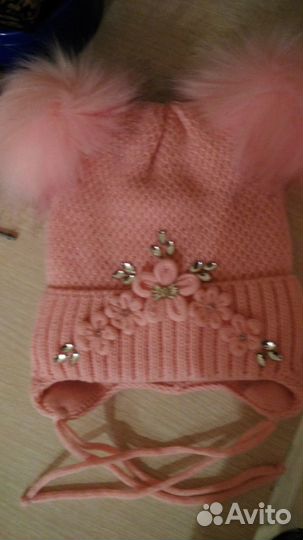 Шапочка зимняя новая 48-50 р