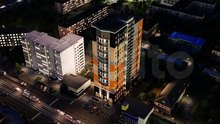 2-к. квартира, 54,5 м², 10/20 эт.