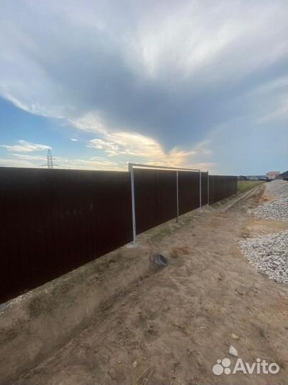 Заборы ограждения евро-заборы