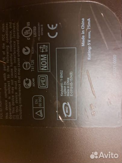 Клавиатура logitech Media Keyboard Elite