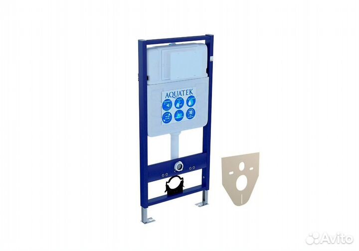 Инсталяция комплект с унитазом и кнопкой