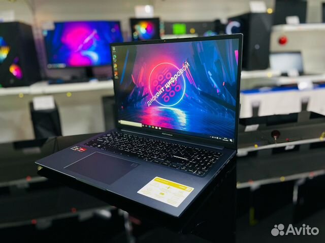 Мощный Ноутбук Новый Asus AMD Ryzen 5/SSD-512/DDR4