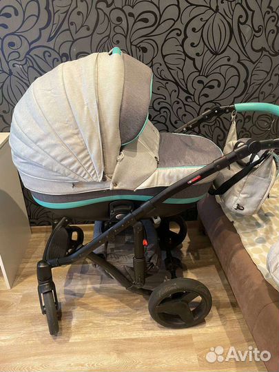 Коляска 3 в 1 bebe mobile movo