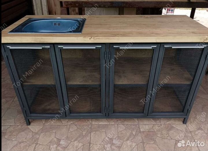 Мангальная зона кухня