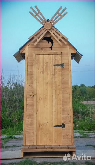 Дачный туалет с установкой