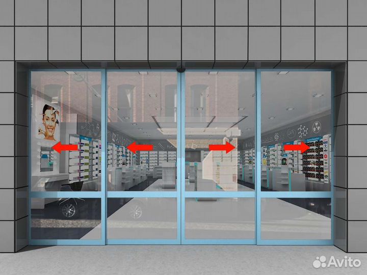 Автоматические раздвижные двери