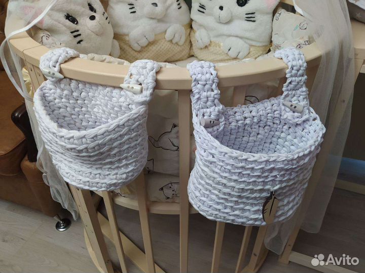 Кровать трансформер с матрасами и с набором