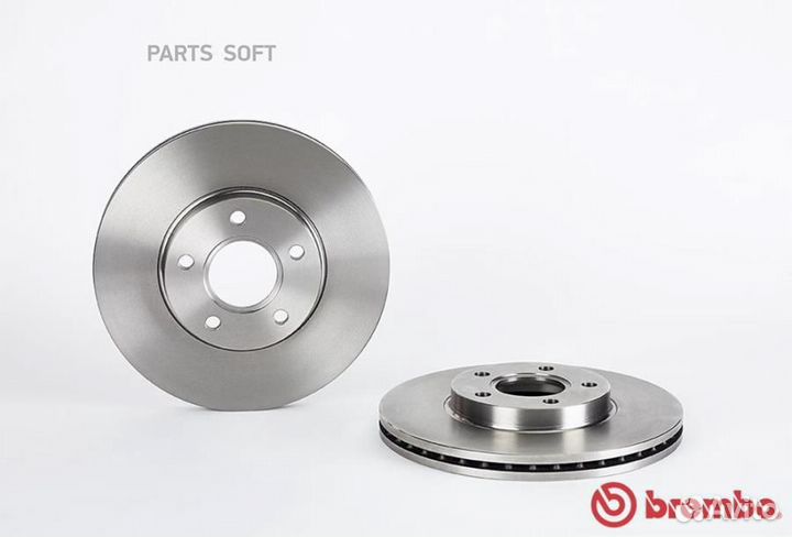 Brembo 09958914 Диск тормозной передний 278mm вент