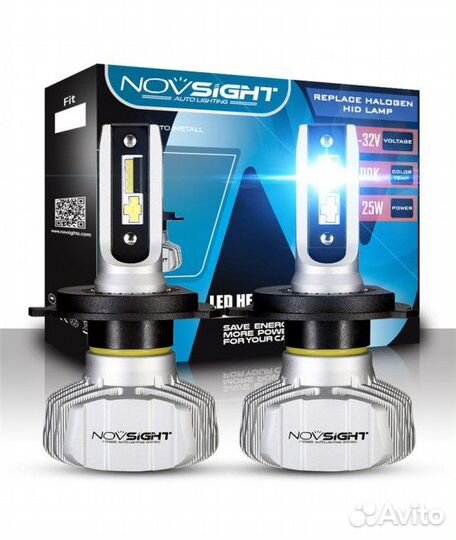 Сверх яркие светодиоды Novsight N15 6500k, комплек