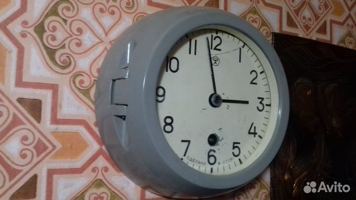 Настенные часы СССР морские