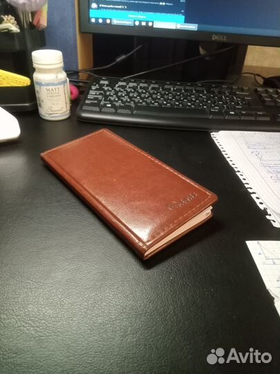 Кожаный блокнот