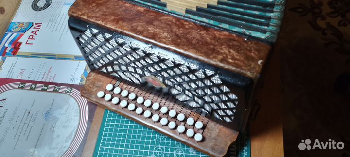 Гармонь СССР чайка 2