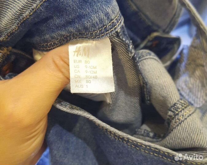 Джинсовый сарафан H&M 80 см