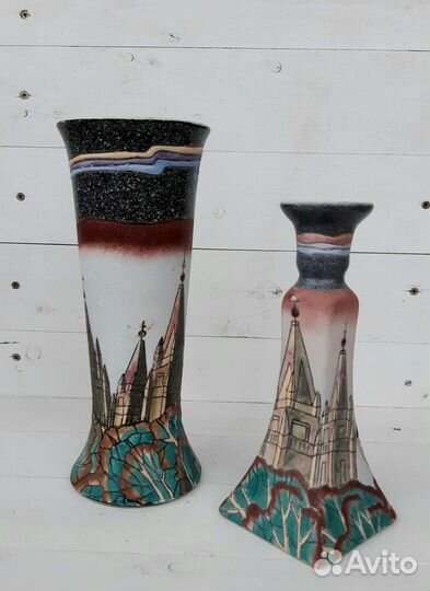 Ваза для цветов и подсвечник