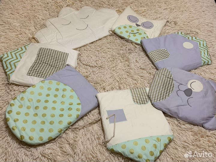 Бортики в кроватку