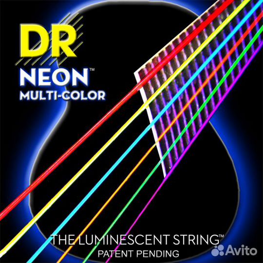 Струны цветные 11-50 DR ncma-11 Neon Multicolor