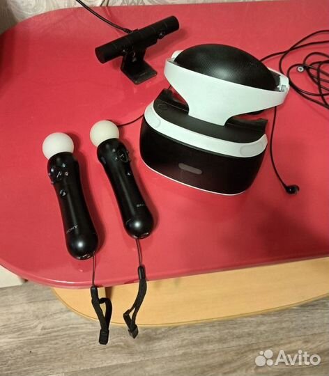 Шлем Sony PS VR + Ps Move 2 ревизия