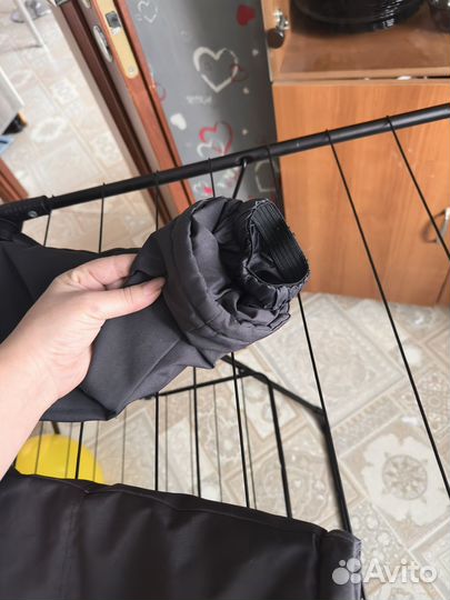 Штаны на лямках зимние