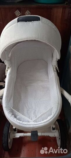 Детская коляска Indigo комбинированная эко-кожа