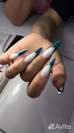 Арочное Наращивание ногтей маникюр педикюр