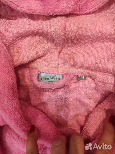 Халат махровый для девочки