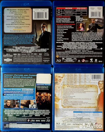 Blu Ray диски лицензионные импортные