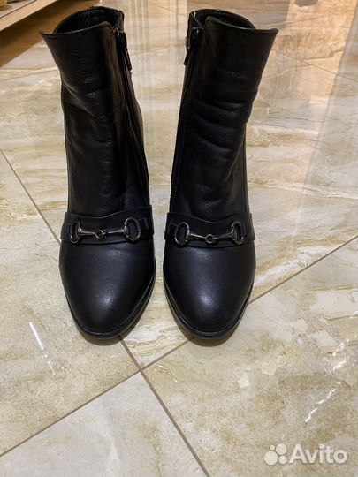 Ботильоны натуральная кожа женские весна зима 36