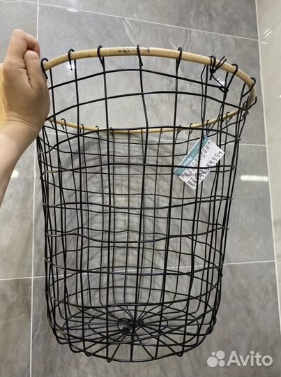 Интерьерная корзина для белья/пледа