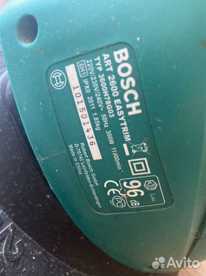 Триммер электрический bosch